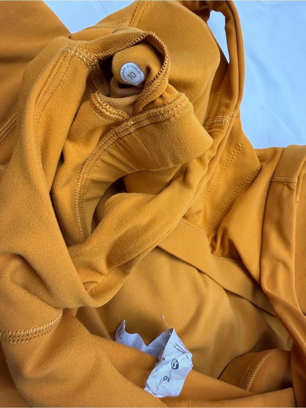 lululemon athletica Women's One-Piece Active Romper in Mustard - Picture 9 of 9